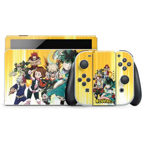 My Hero Academia Deku Squad Season 5 Nintendo Switch OLED (2021) Skin